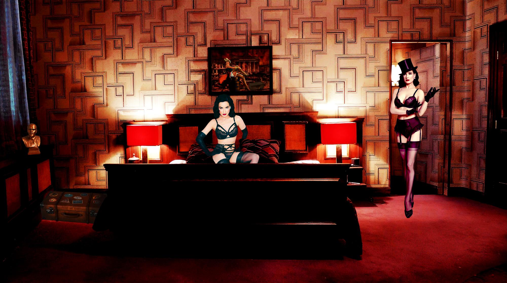 Dita's  Berlin Hotel Room Party 